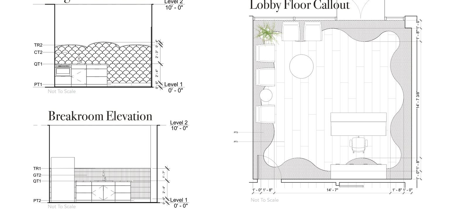 Interior elevations